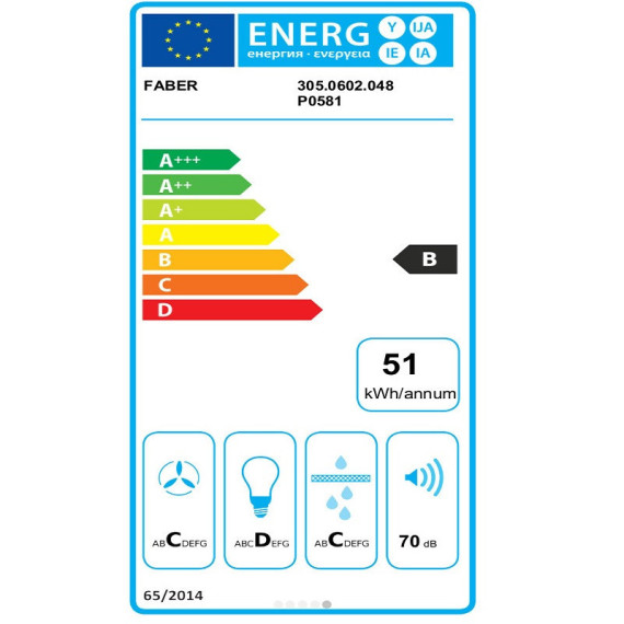 FABER HC X A70 INKA PLUS ΙΝΟΧ 70 εκ....