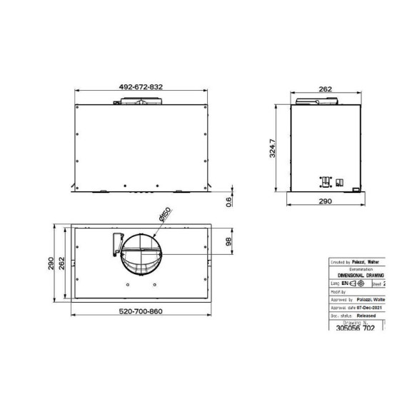 FABER INKA LUX EVO BK MATT A70 ΜΑΥΡΟ...