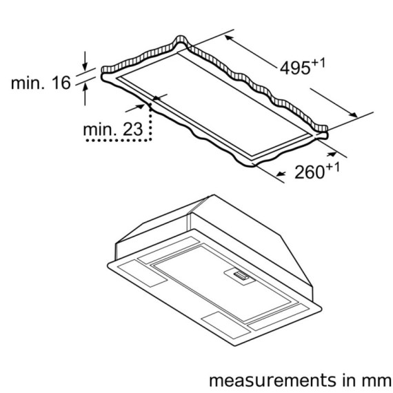 ΑΠΟΡ/ΡΑΣ BOSCH DLN53AA70 53cm ΓΚΡΙ...