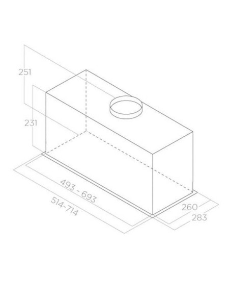 ELICA FOLD BL MAT/A/52 52εκ  PRF0181960 ΜΑΥΡΟΣ ΜΗΧΑΝΙΣΜΟΣ