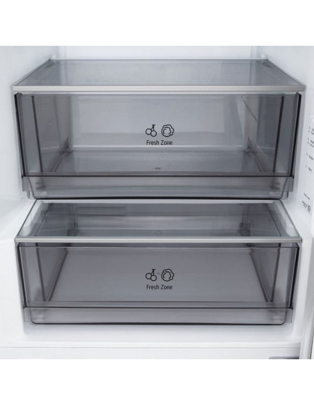 LG GBBSJ20EPY TOTAL NF INOX 203x60x68 E CLASS 375lit door cooling