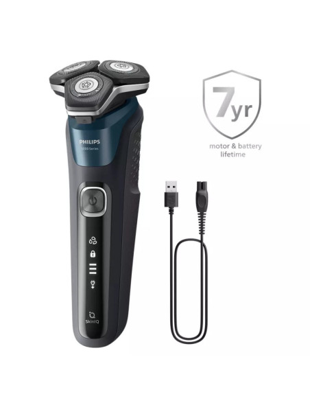 ΞΥΡΙΣΤΙΚΗ PHILIPS S5889/11 ΜΕ TRIMMER ΕΠΑΝΑΦΟΡΤΙΖΟΜΕΝΗ, ΘΗΚΗ ΤΑΞΙΔΙΟΥ