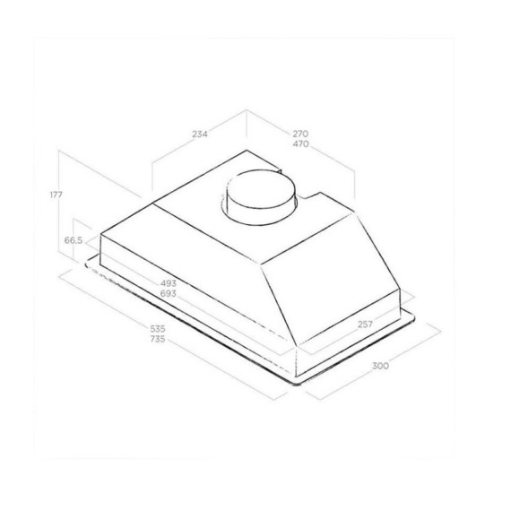 ΑΠΟΡ/ΡΑΣ ELICA ERA C IX/A/52 52εκ...