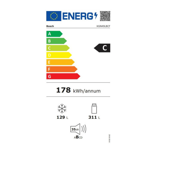 ΨΥΓ/ΚΤΗΣ BOSCH KGN49LBCF 2,00χ70 C...