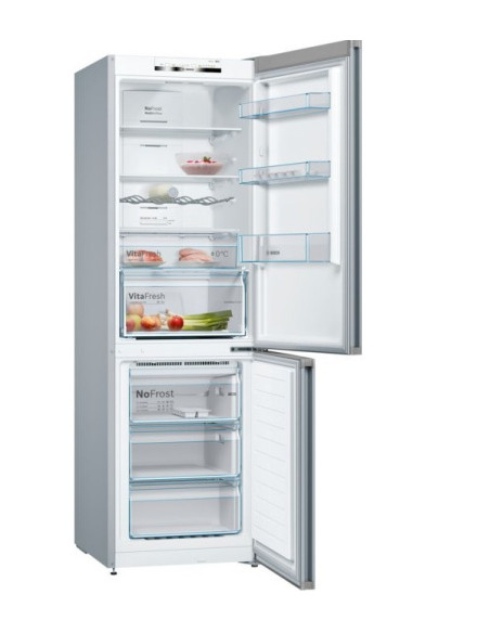 BOSCH KGN36VLED 1,86χ60  INOX FNF A++